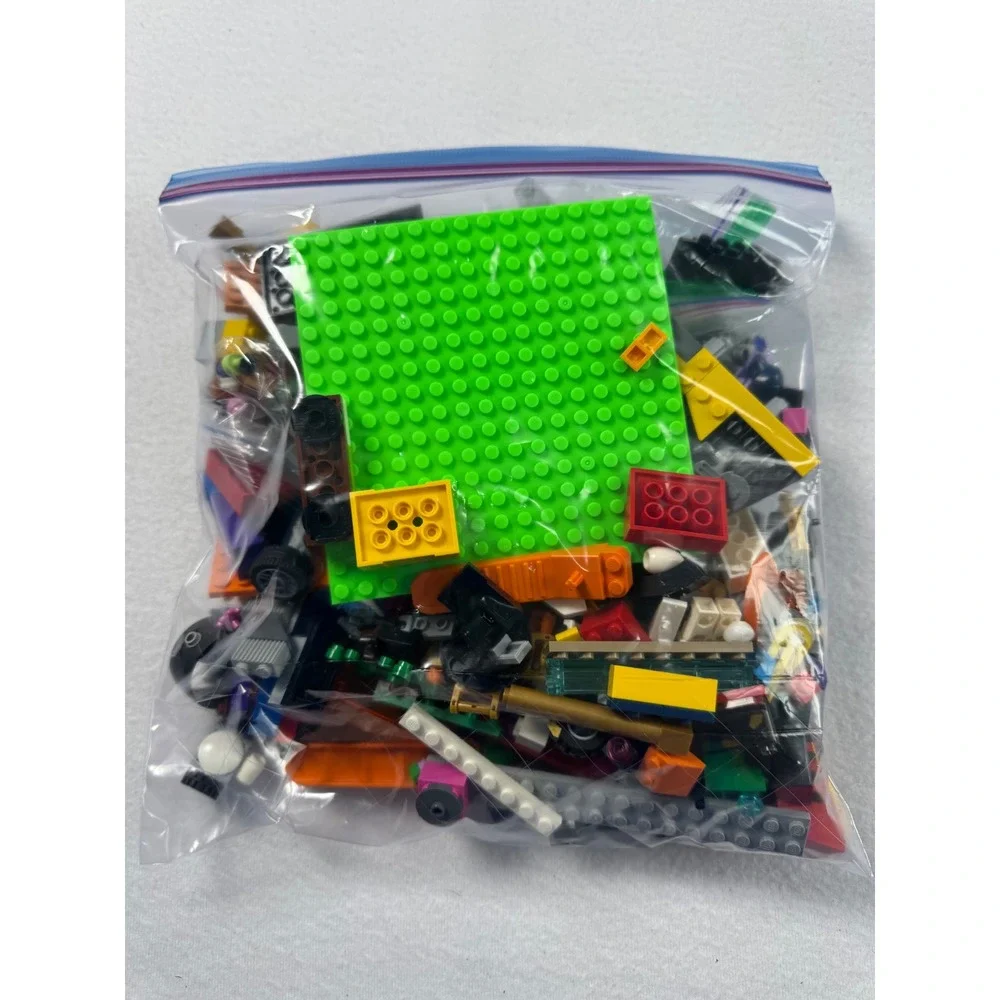 Creative LEGO 1LBS Bulk Bricks Lot Multicolor Assorted Pieces Baseplate